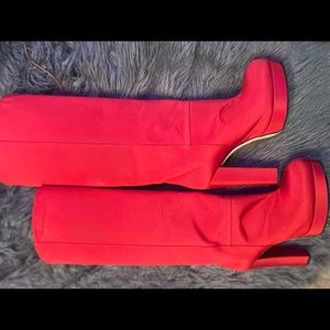 Gucci boots red